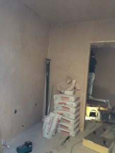 House Extension Surrey 10 Plastering