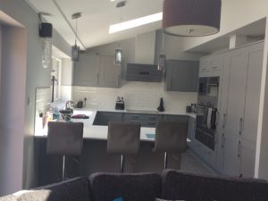 House Extension Surrey 11 Grey Kitchen